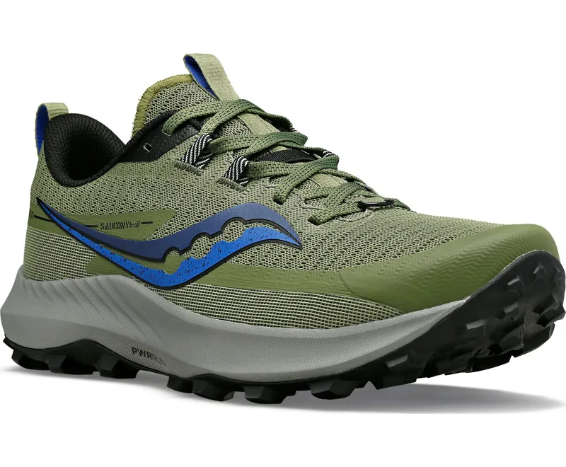 Saucony Men's Peregrine 13 Running Shoes Glade/Black-2